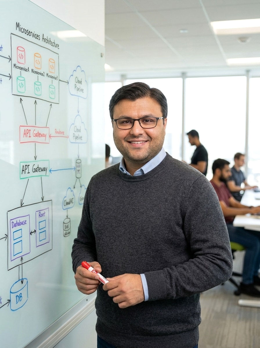Shahfayaz Khan in modern architectural tech space