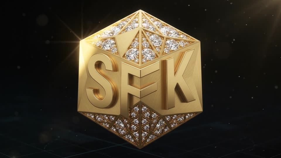 Architectural logo assembly — SFK brand film still