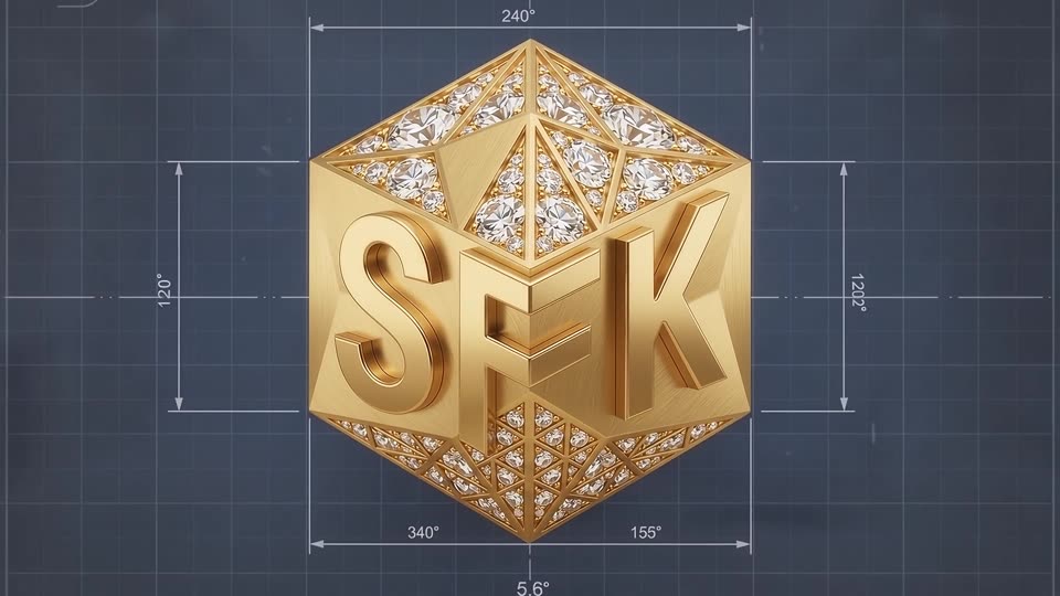 Blueprint animation — SFK brand film still