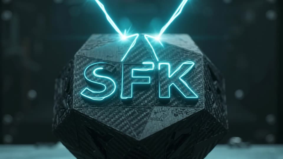 Laser printing carbon fiber logo — SFK brand film still