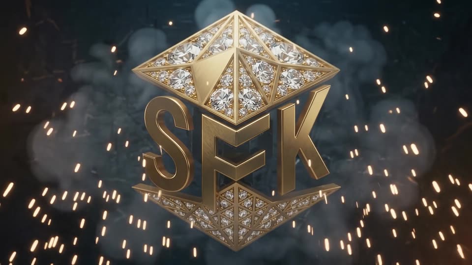 Titanium plates slamming together — SFK brand film still